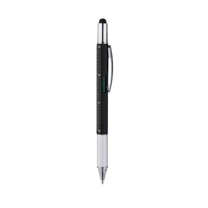 7 in 1 Multifunction Ballpoint Pen | EDC Hand Tool with Ruler Screwdriver Stylus Level