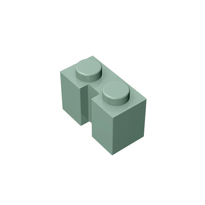 Gobricks GDS-798 Brick 1x2 with Groove | Compatible Building Block for DIY Sets