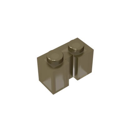 Gobricks GDS-798 Brick 1x2 with Groove | Compatible Building Block for DIY Sets