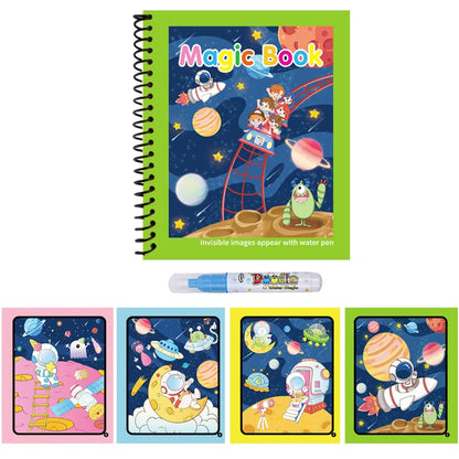 1pc Children's Reusable Water Drawing Book | Mess-Free Magic Coloring Pad