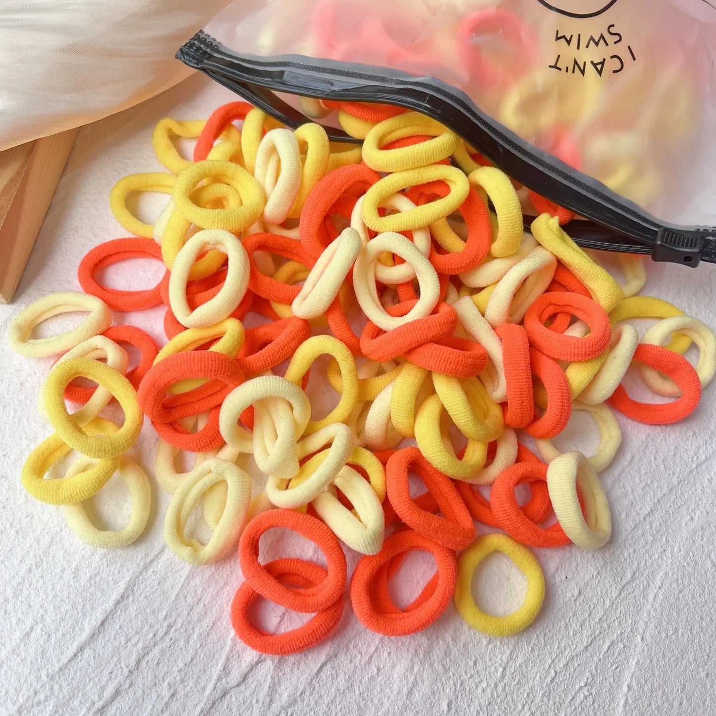 20/50-Pack Kids Elastic Hair Bands, Colorful Girls Scrunchies & Baby Hair Ties