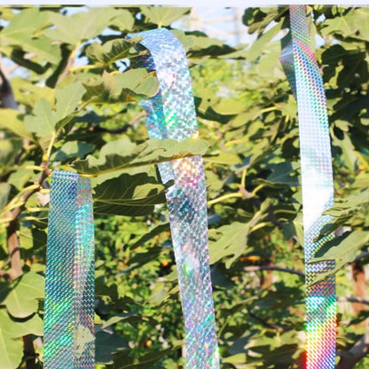 2 Rolls Bird Scare Reflective Tape | Double Sided Visual Deterrent