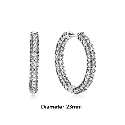 925 Sterling Silver Earrings | Women's Trendy Stud and Hoop Jewelry with Cubic Zirconia