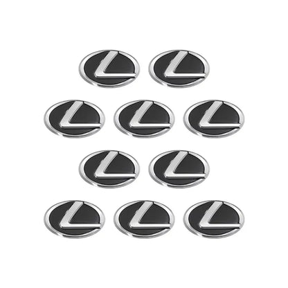 14/15MM Car Remote Key Sticker Aluminum Emblem Decoration Decal For Lexus