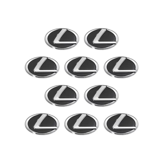 14/15MM Car Remote Key Sticker Aluminum Emblem Decoration Decal For Lexus