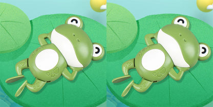 Clockwork Swim Frog Bath Toy | Toddler Bath Time Fun