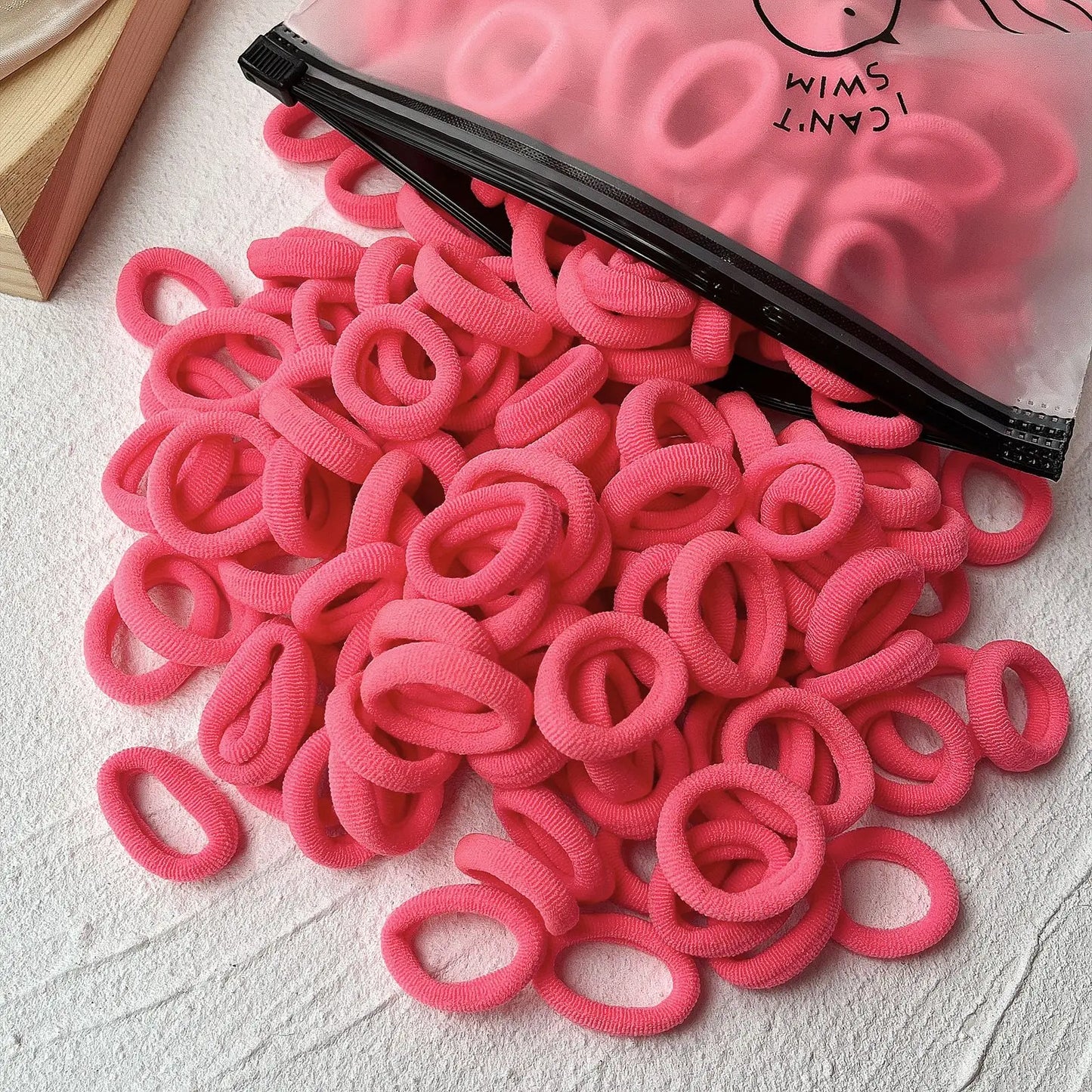 20/50-Pack Kids Elastic Hair Bands, Colorful Girls Scrunchies & Baby Hair Ties