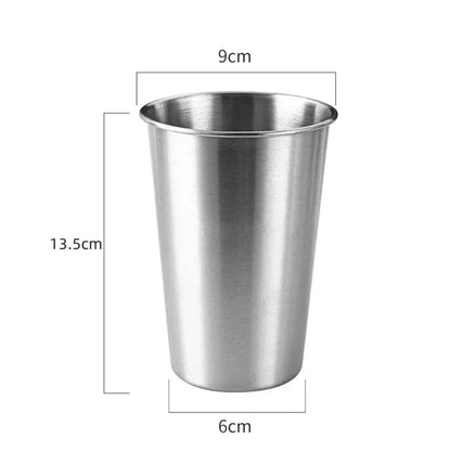 Stainless Steel Beer Cup Set | Durable Mugs for Camping, Coffee, and Whiskey