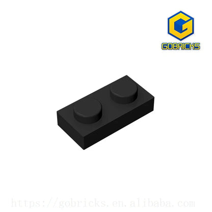 Gobricks Plate 1 x 2 Building Blocks 6225 Pieces | Compatible with Lego 3023