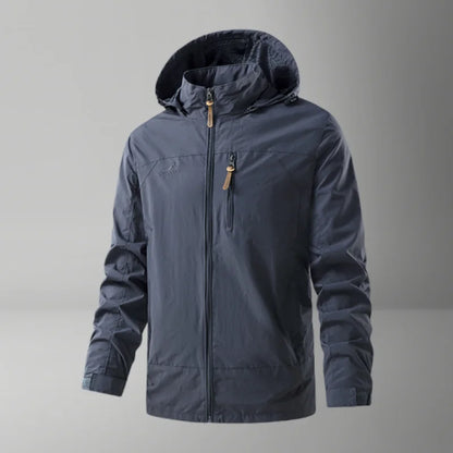 Men's Stormtrooper Windproof Hoodie Jacket - Lightweight Autumn/Winter Casual Zippered Sport Coat