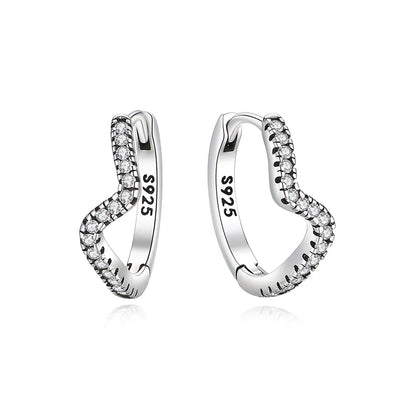 925 Sterling Silver Earrings | Women's Trendy Stud and Hoop Jewelry with Cubic Zirconia
