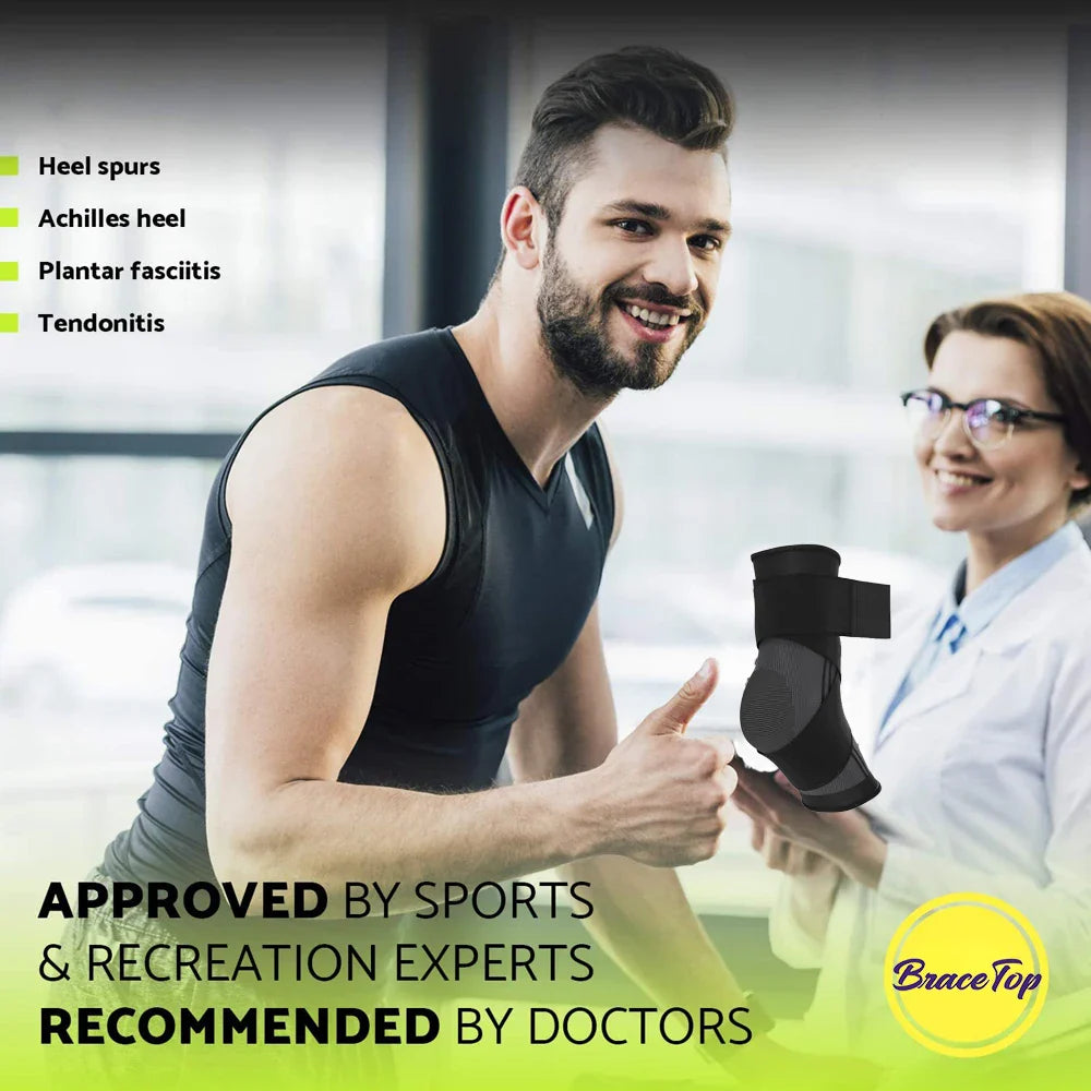 1 PC Sports Ankle Brace Compression Strap Sleeves Support Pressurized Elastic Bandage Foot Protective Gear Gym Fitness Accessory