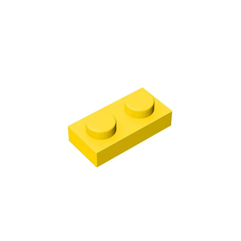 Gobricks GDS-502 Plate 1 x 2 Compatible Building Blocks | 6225 Pieces for DIY Creations