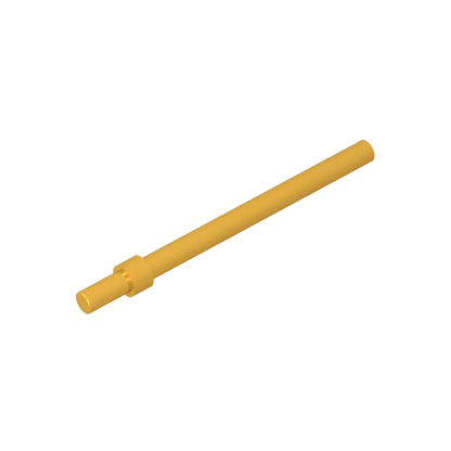 Gobricks GDS-905 Bar 6L with Stop Ring | Technical Building Block Piece Compatible with Lego 63965