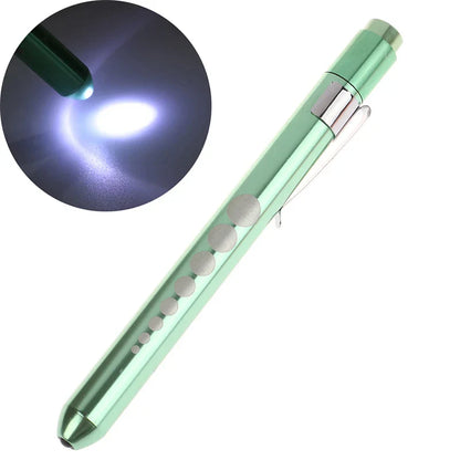 LED Medical Penlight with Pupil Gauge | Reusable Pocket Flashlight for Nurses and Doctors