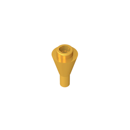 Gobricks GDS-1138 Cone 1 x 1 Inverted with Bar | Building Block for DIY Creations