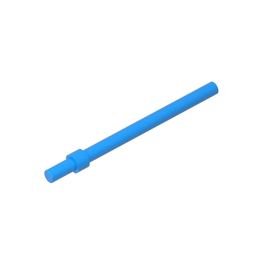 Gobricks GDS-905 Bar 6L with Stop Ring | Technical Building Block Piece Compatible with Lego 63965