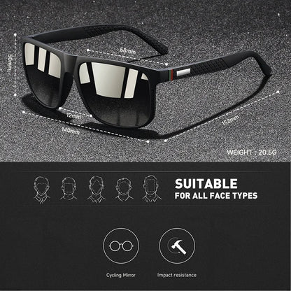 Colorful Striped Classic Sunglasses for Men & Women – UV400 Mirror Lens Driving & Travel