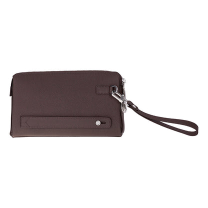 Lupus Leather Clutch Bag – Genuine Leather Wrist Clutch for Men & Women for Everyday Elegance | Minimal & Handcrafted
