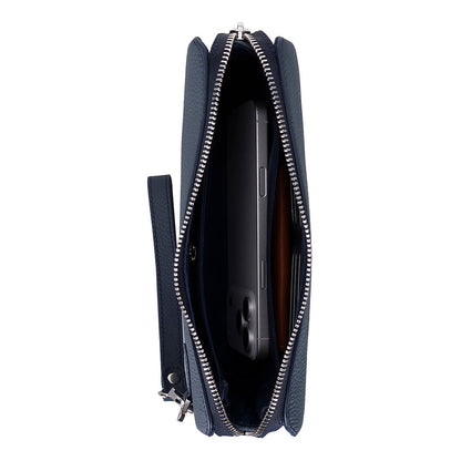 Lupus Leather Clutch Bag – Genuine Leather Wrist Clutch for Men & Women for Everyday Elegance | Minimal & Handcrafted