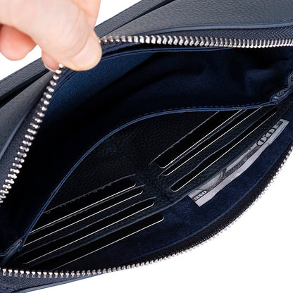 Lupus Leather Clutch Bag – Genuine Leather Wrist Clutch for Men & Women for Everyday Elegance | Minimal & Handcrafted