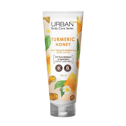 Urban Care Turmeric Honey Body Lotion - Natural Moisturizer for Dry Skin, 8.45 fl oz