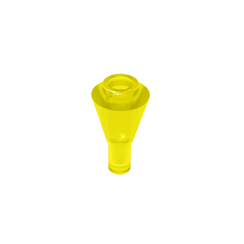 Gobricks GDS-1138 Cone 1 x 1 Inverted with Bar | Building Block for DIY Creations