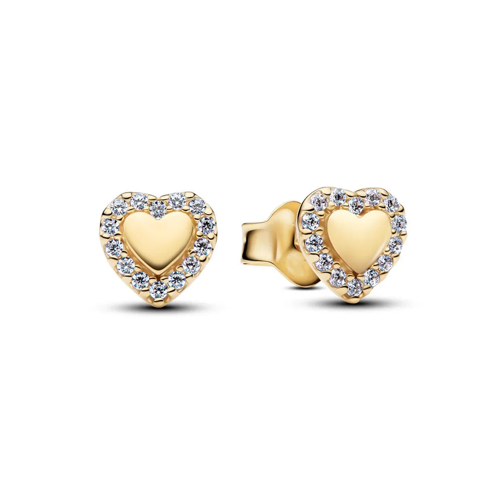 925 Sterling Silver Stud Earrings Set | Butterfly Snowflake Heart Moon Jewelry Gift
