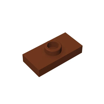 Gobricks PLATE 1X2 W. 1 KNOB | Modified Building Block Compatible with Lego 15573