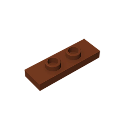 Gobricks GDS-1504 Plate, Modified 1 x 3 with 2 Studs (Double Jumper) | Compatible Building Block Piece