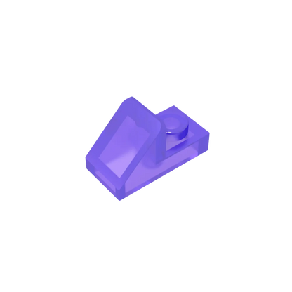 Gobricks GDS-832 Slope 45 2x1 with 2/3 Cutout | Compatible Building Block for DIY