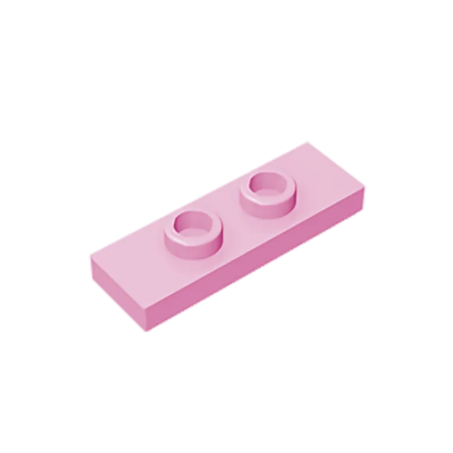 Gobricks GDS-1504 Plate, Modified 1 x 3 with 2 Studs (Double Jumper) | Compatible Building Block Piece