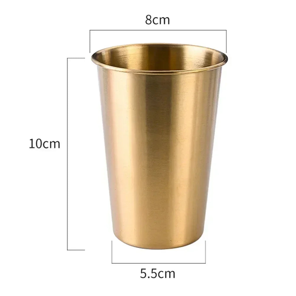 Stainless Steel Beer Cup Set | Durable Mugs for Camping, Coffee, and Whiskey