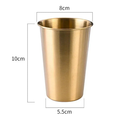 Stainless Steel Beer Cup Set | Durable Mugs for Camping, Coffee, and Whiskey