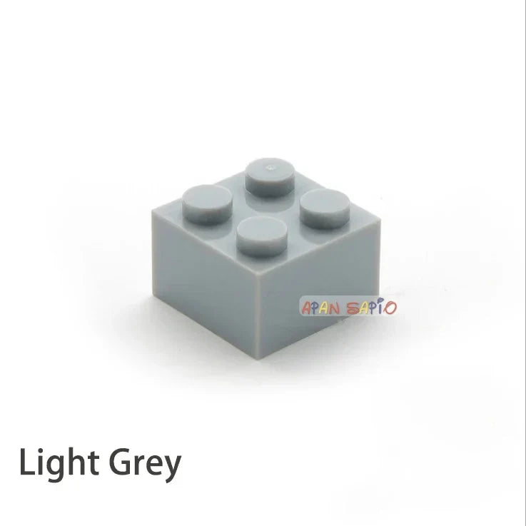 60pcs DIY Building Blocks Thick Figures Bricks 2x2 Dots | Educational Creative Toy for Children