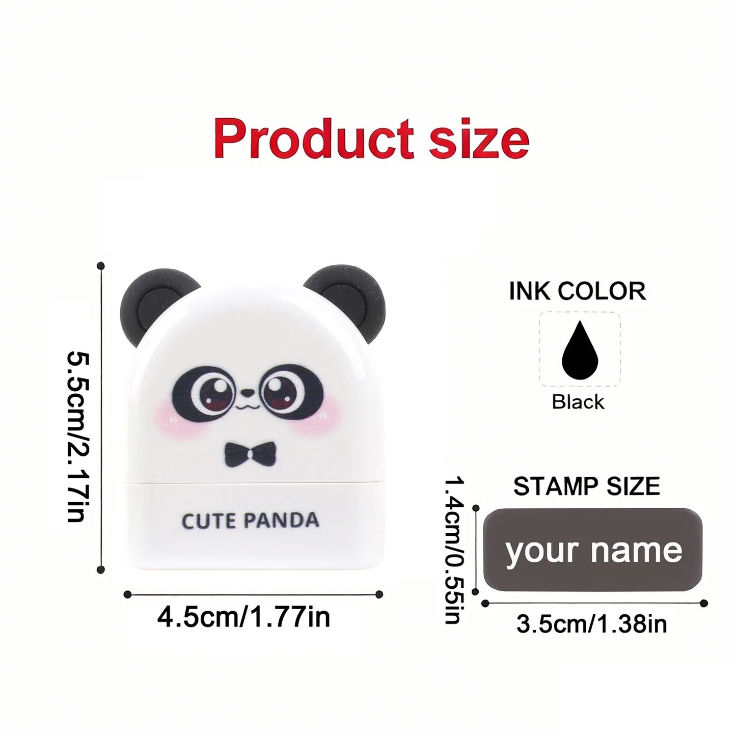 Personalized Animal Name Stamp | Custom Waterproof Clothing Label for Kids