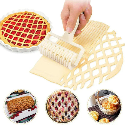 Lattice Pizza Cutter Wheel | Pastry Roller for Wellington and Baking