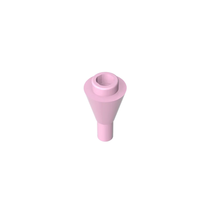 Gobricks GDS-1138 Cone 1 x 1 Inverted with Bar | Building Block for DIY Creations