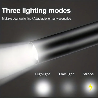 Mini LED Flashlight Q5 Zoom Focus | Rechargeable 400LM Torch for Camping and Fishing
