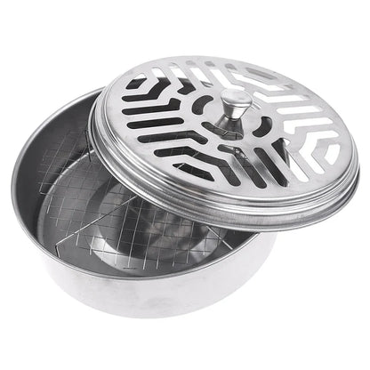 Mosquito Coil Holder with Mesh Stand | Camping Garden Incense Burner