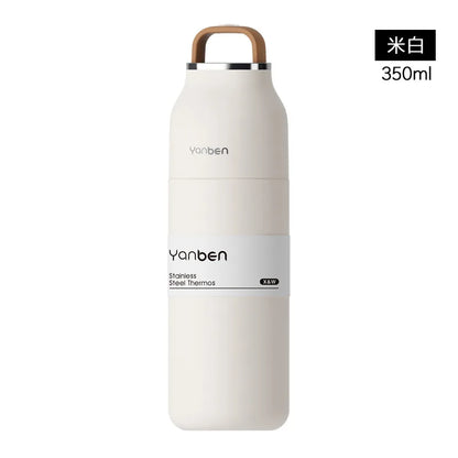 500ml Double Wall Stainless Steel Insulated Thermos Cup | Portable Outdoor Sports Tumbler