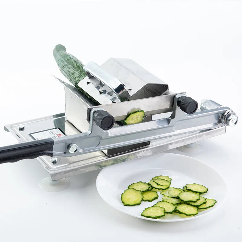 Adjustable Pork Belly & Vegetable Slicer – Frozen Meat Cutter, Stainless Steel Kitchen Slicer