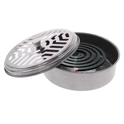 Mosquito Coil Holder with Mesh Stand | Camping Garden Incense Burner
