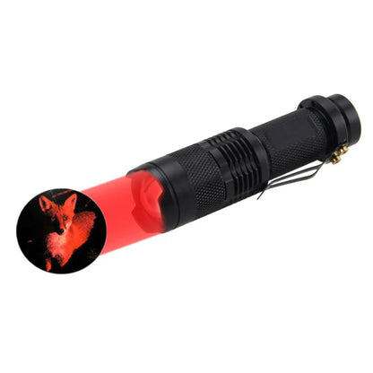 Mini LED Flashlight with 670nm Red, Blue, Green Light | Tactical Pocket Flashlight