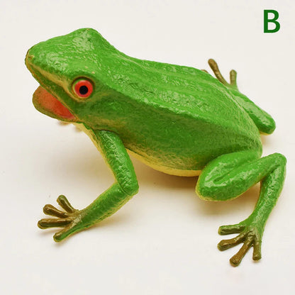 Spoof Toy Simulation Frog Model | Tricky Scary Squeeze Sound Frog Toy