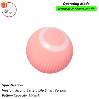 Interactive Smart Cat Toy Ball | Automatic Rolling Ball with Obstacle Avoidance