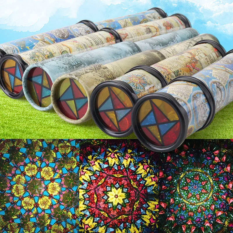 Scalable Rotation Kaleidoscope | 30cm Magic Educational Toy for Children