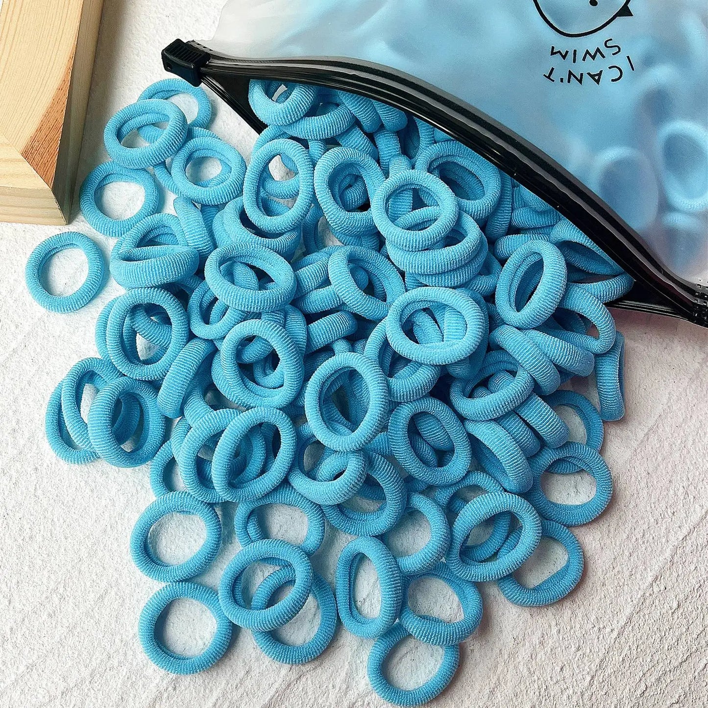 20/50-Pack Kids Elastic Hair Bands, Colorful Girls Scrunchies & Baby Hair Ties