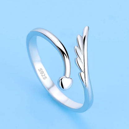 925 Sterling Silver Zircon Adjustable Ring | Women's Cocktail Jewelry