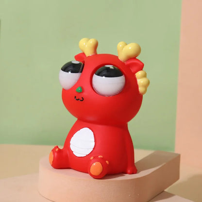 Squeeze-Activated Pop-Up Dragon Toy | Sensory Decompression Stress Relief